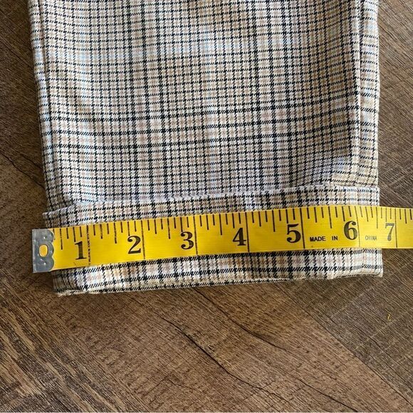 H&M Slim Fit Pants Houndstooth Plaid 33 Regular Men’s Preppy - Picture 13 of 15